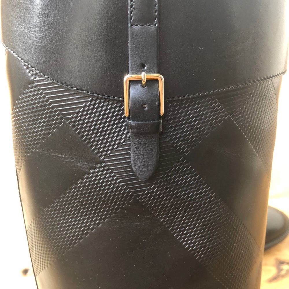 Burberry Knee High Leather Boots - Picture 2 of 8